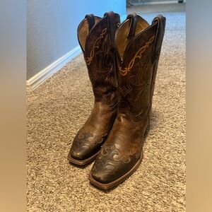 Cute show cowgirl boots